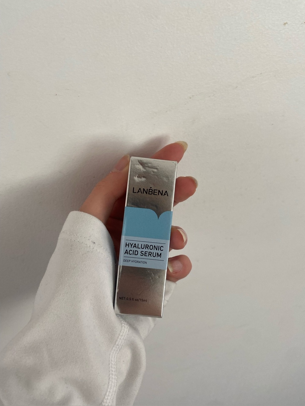 LANBENA Hyaluronic Acid Serum - Silver & Light Blue Packaging